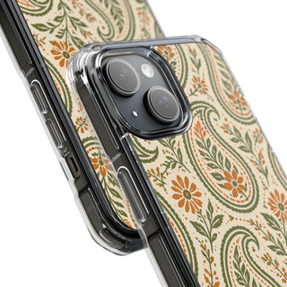 Olive Paisley | Clear MagSafe Case — product image 18