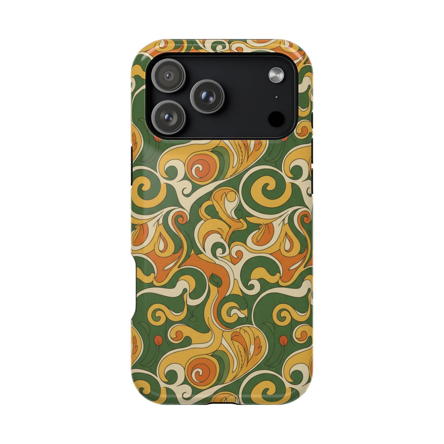 Retro Flourish | Tough MagSafe Case