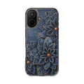 Denim Dahlia | Clear MagSafe Case