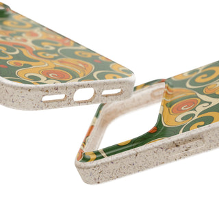 Olive Paisley | Biodegradable Case