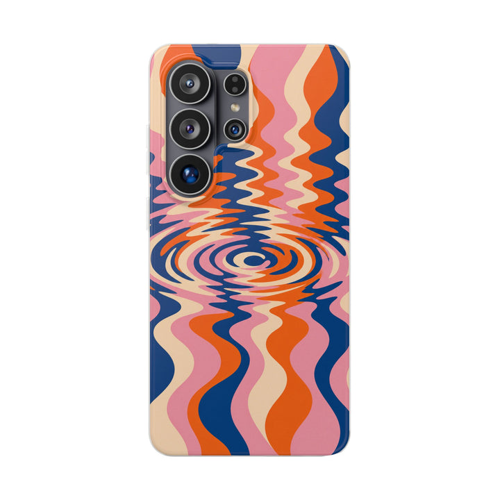Ripple Harlequin | Frosted Clear Case