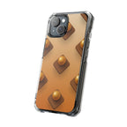 Amber Studs | Clear MagSafe Case