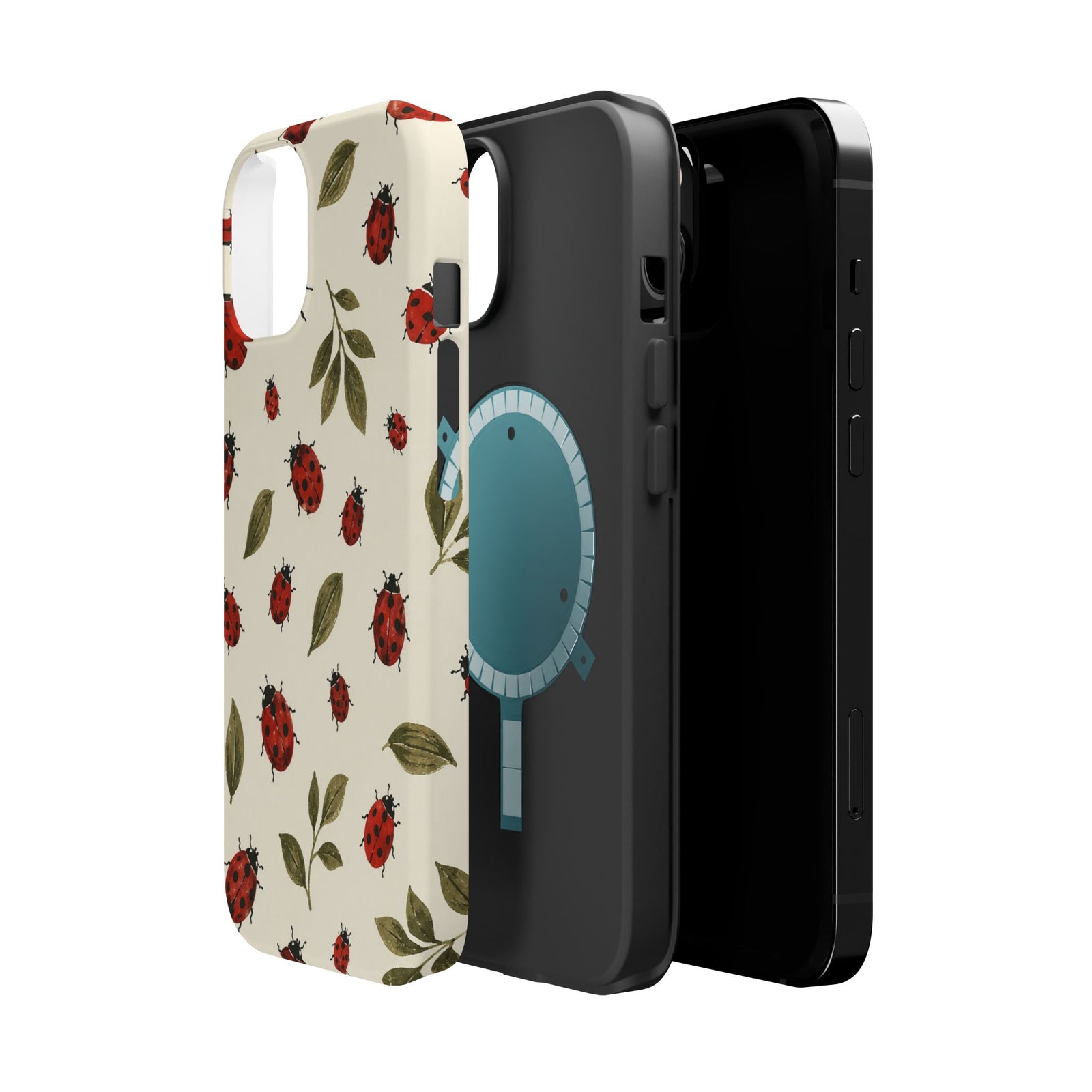 Ivory Ladybugs | Tough MagSafe Case
