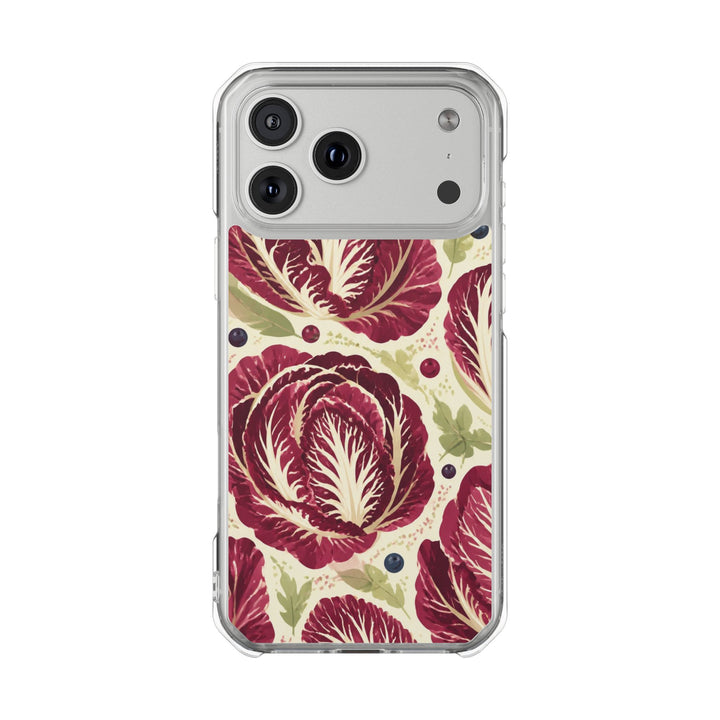 Radicchio Rosettes | Clear MagSafe Case