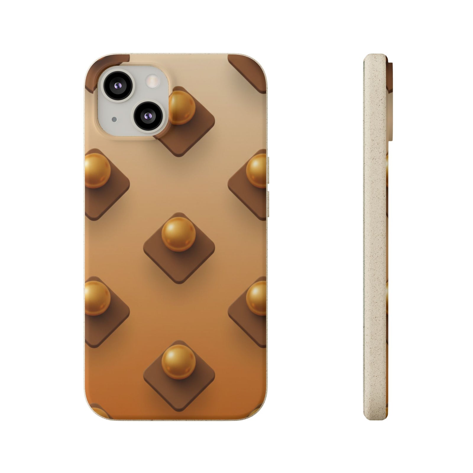 Amber Studs | Biodegradable Case