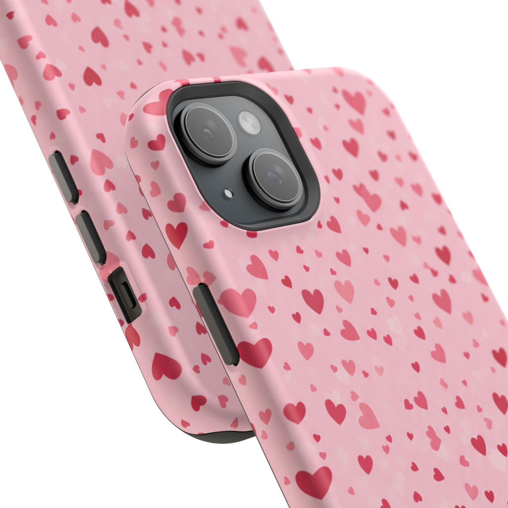 Blush Ditsy Heart | Tough MagSafe Case