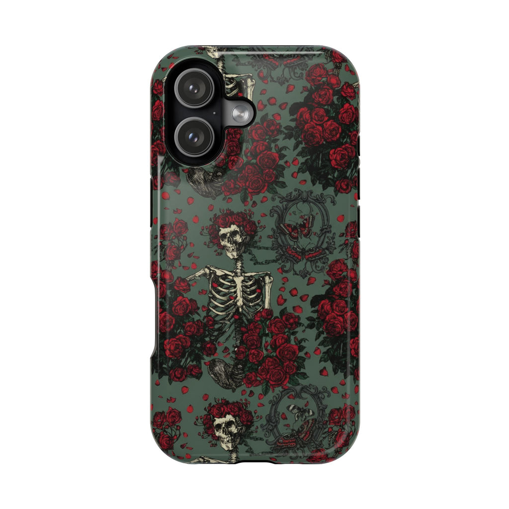 Gothic Floral Skeleton | Tough MagSafe Case
