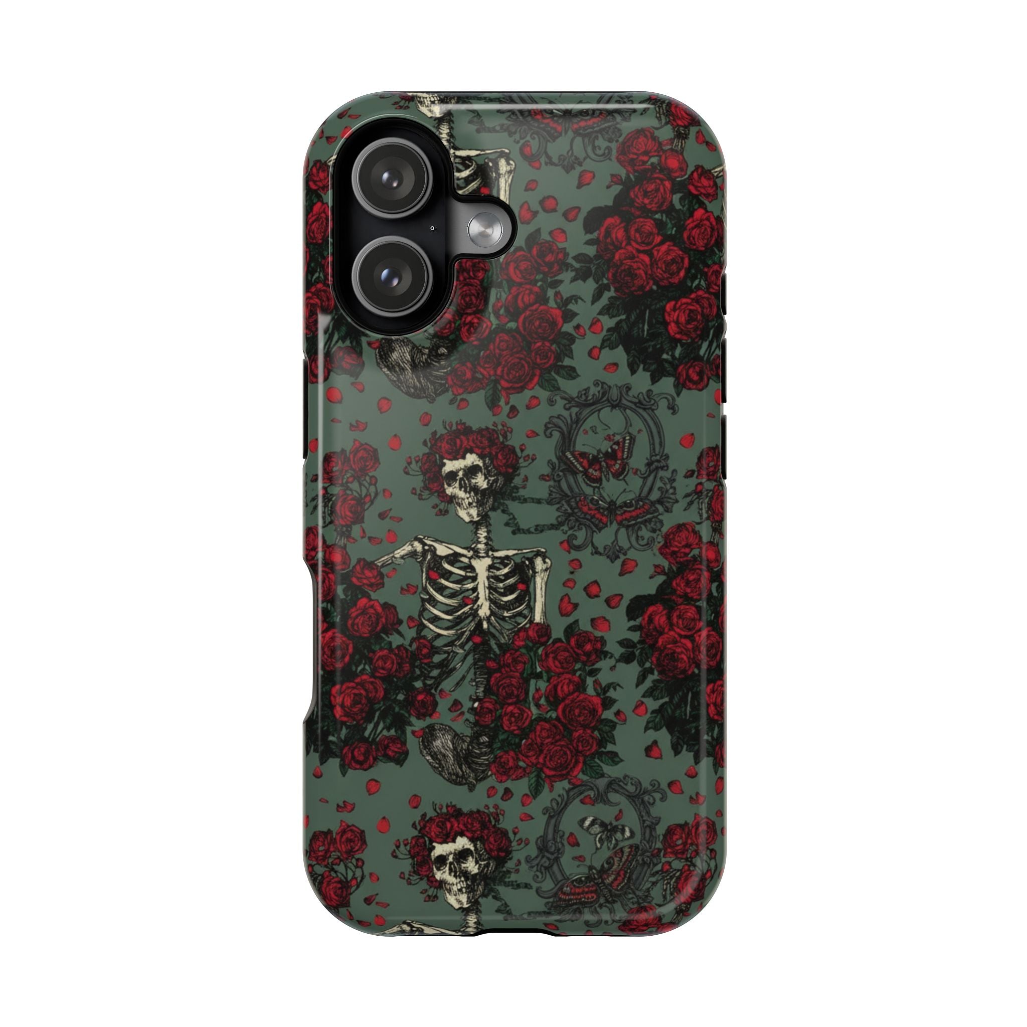 Gothic Floral Skeleton | Tough MagSafe Case