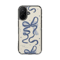 Indigo Ribbon | Clear MagSafe Case