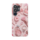 Blush Vanity coquette samsung clear case design