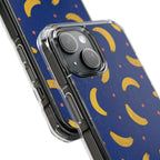 Cobalt Bananas | Clear MagSafe Case