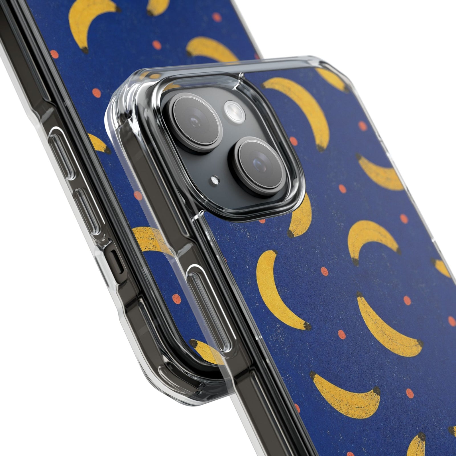 Cobalt Bananas | Clear MagSafe Case