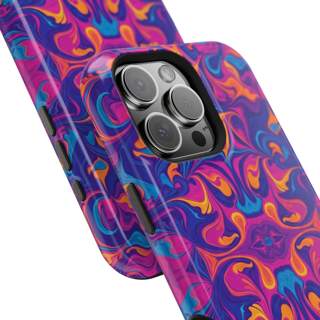 Neon Swirl | Tough MagSafe Case