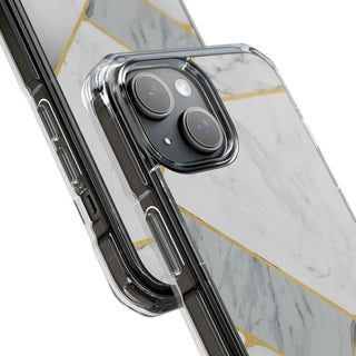 Coral Orbit | Clear MagSafe Case