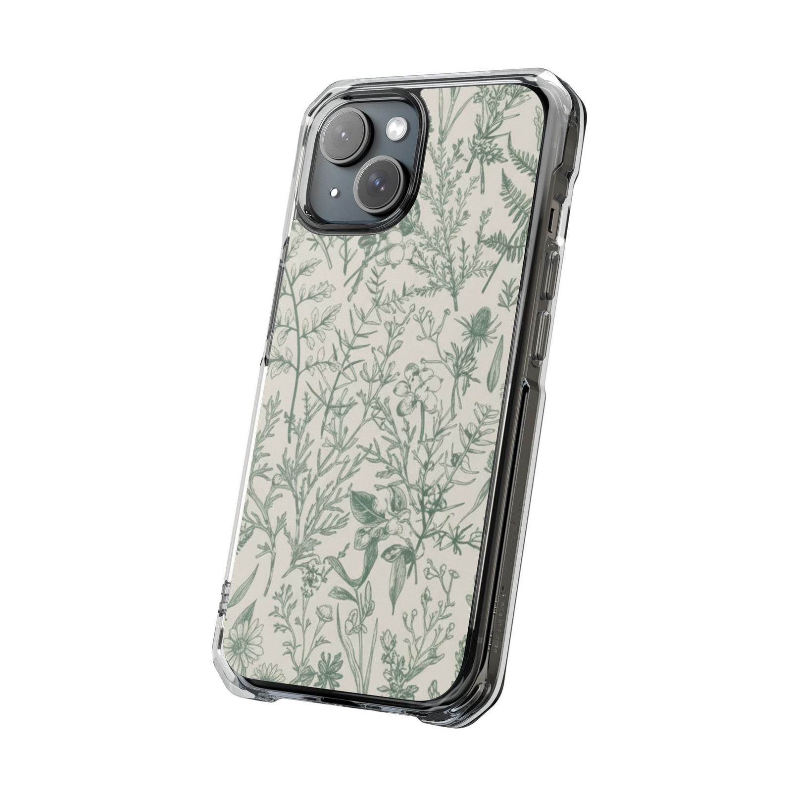 Frost Meadow | Clear MagSafe Case