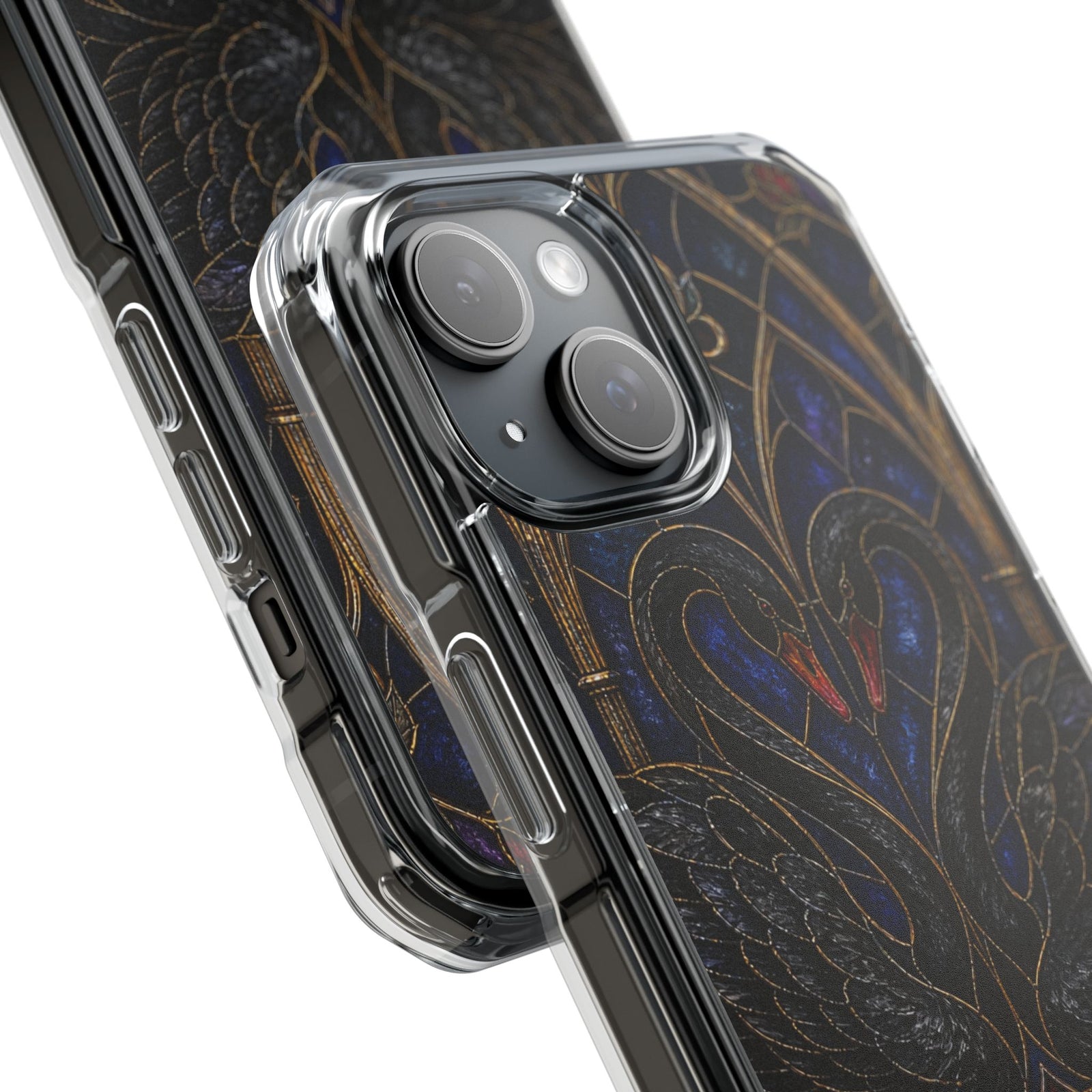Gothic Swan | Clear MagSafe Case