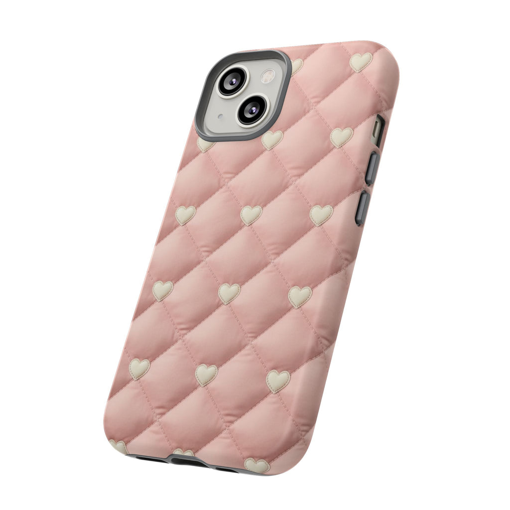 Cream Love Quilt | Tough Case