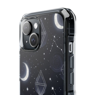 Moon Map | Clear MagSafe Case