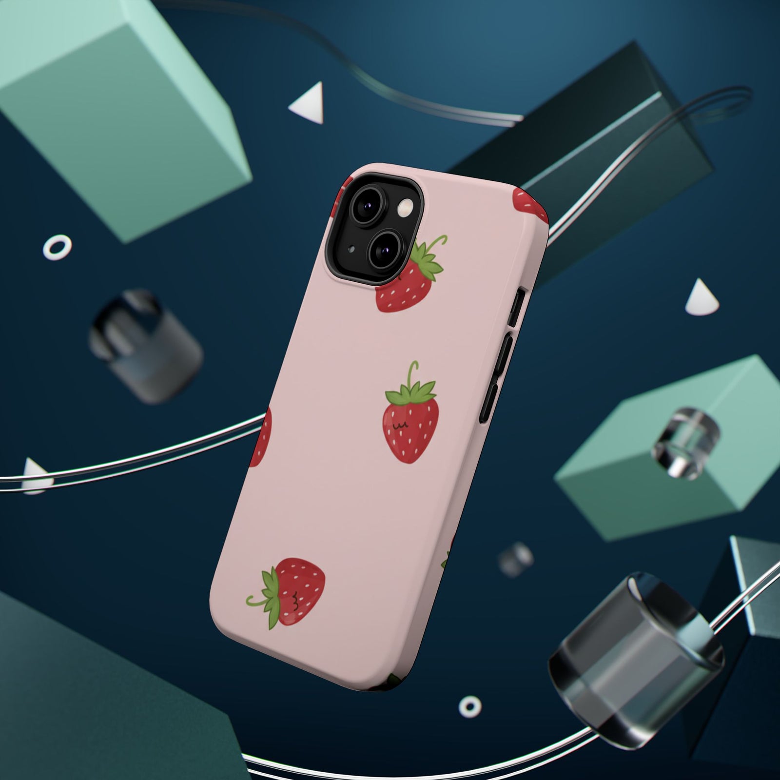 Strawberry Blush | Tough MagSafe Case
