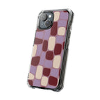 Mauve Rounded | Clear MagSafe Case
