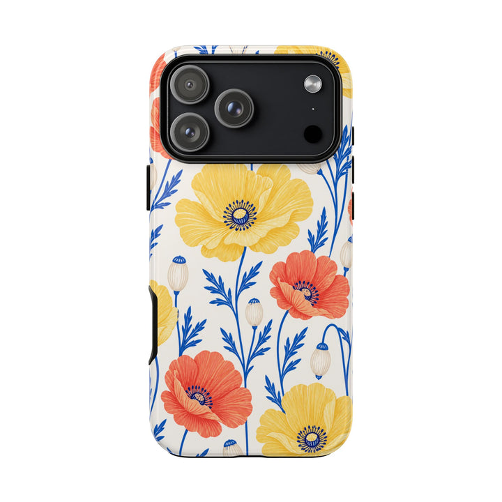 Butter Poppies phone case design