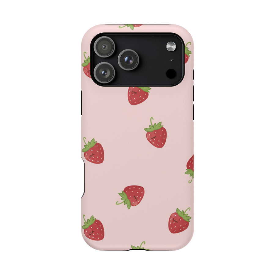 Blush Strawberry | Tough MagSafe Case
