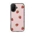 Blush Strawberry | Clear MagSafe Case