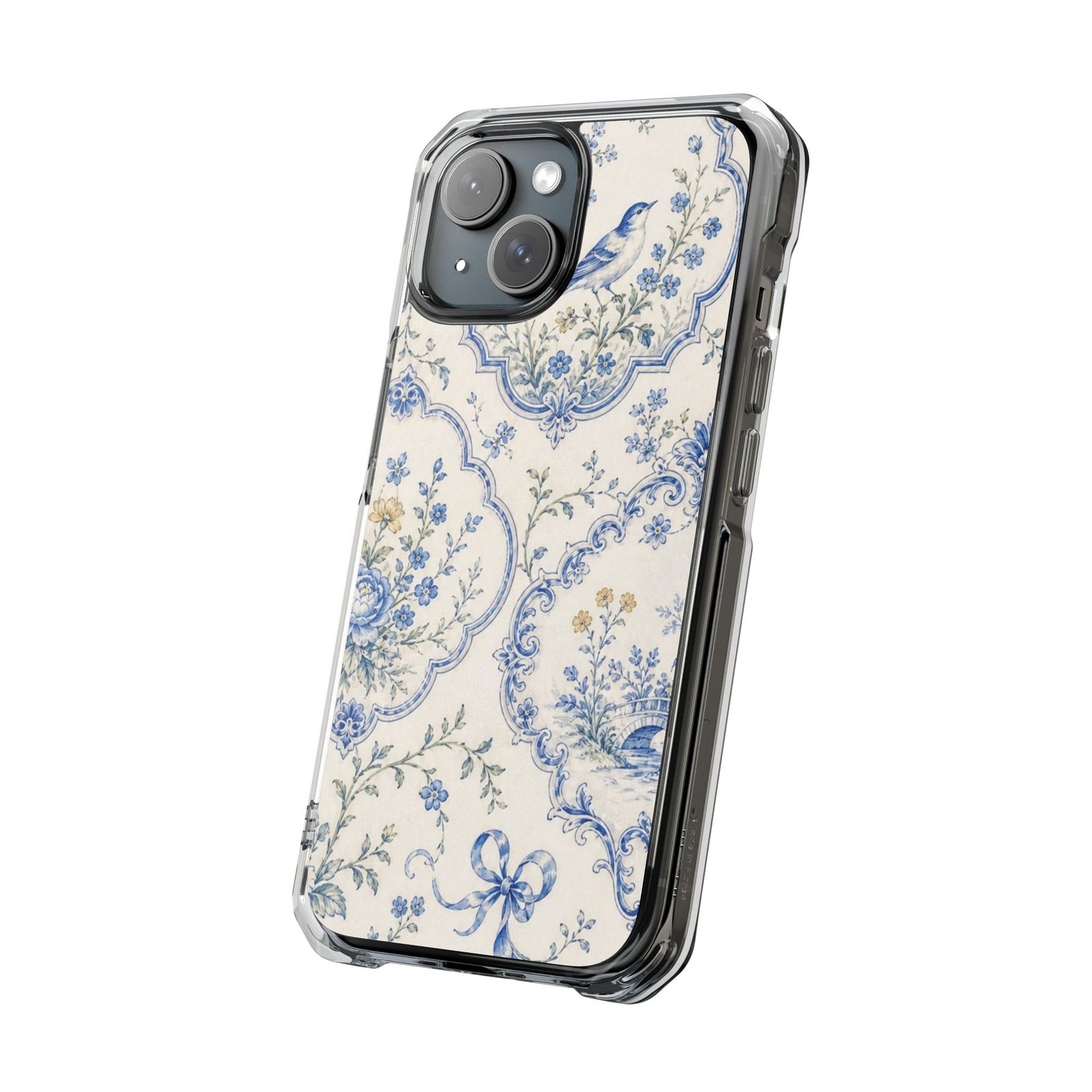 Porcelain Daydream | Clear MagSafe Case