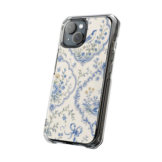 Porcelain Daydream | Clear MagSafe Case