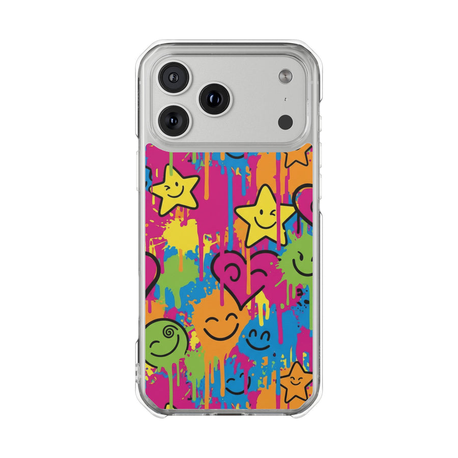 Joyful Graffiti | Clear MagSafe Case