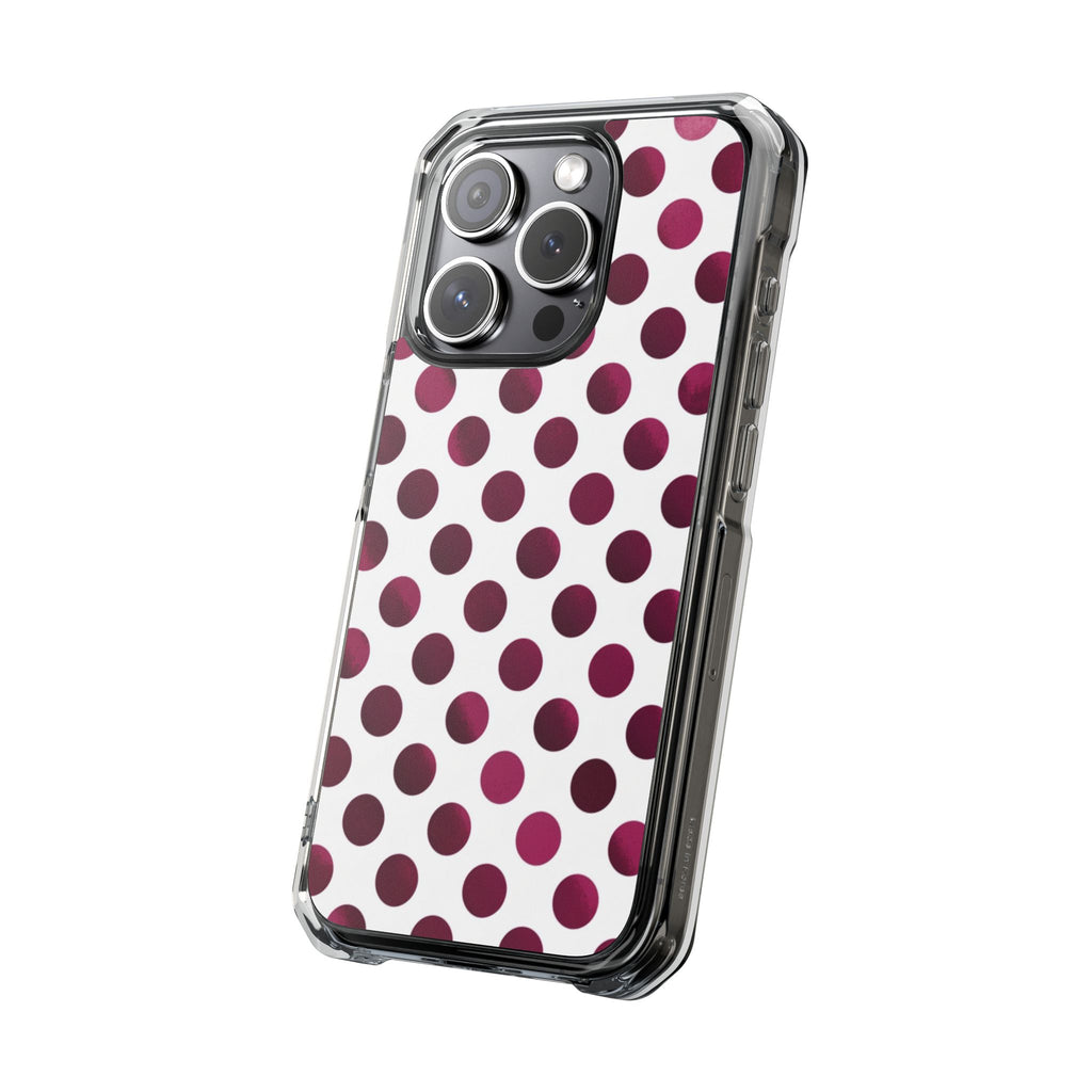 Berry Dots | Clear MagSafe Case