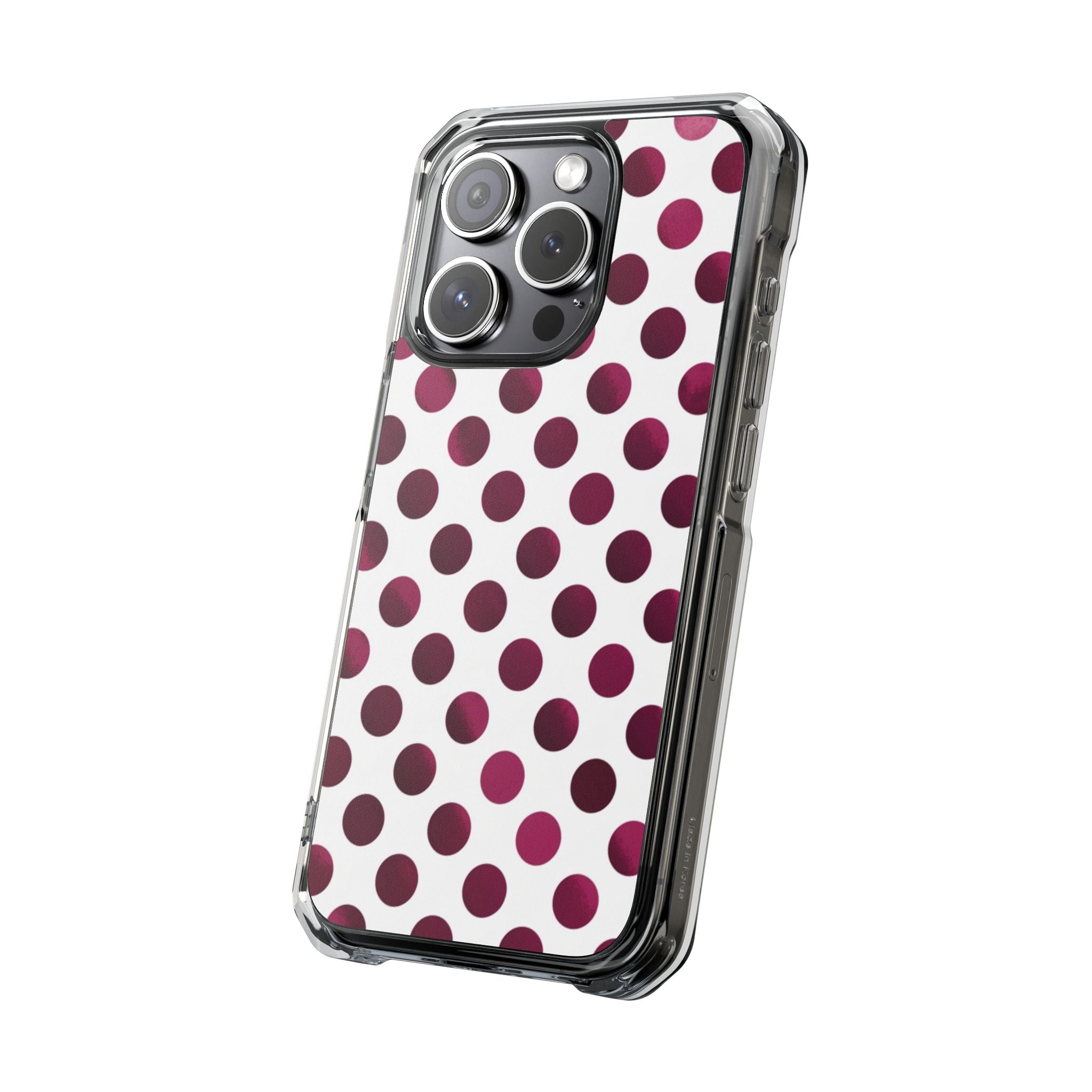 Berry Dots | Clear MagSafe Case
