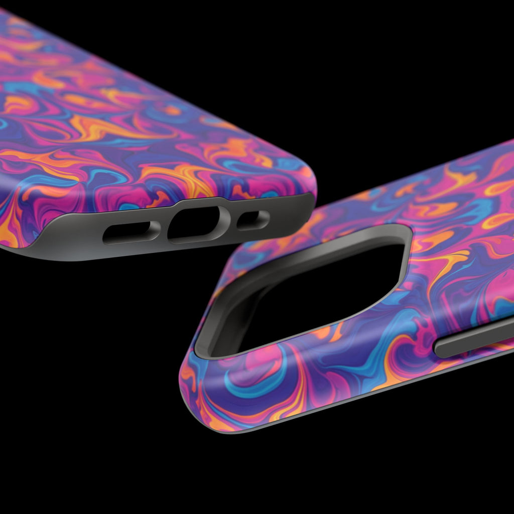 Neon Swirl | Tough MagSafe Case