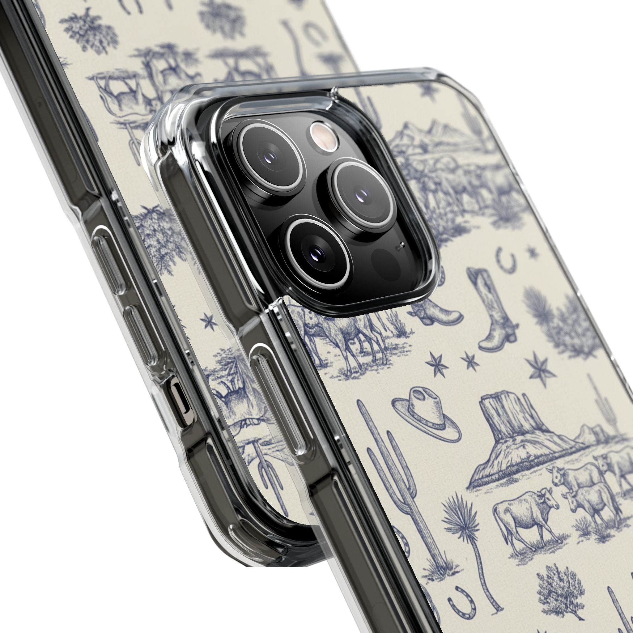 Whimsical Toile | Clear MagSafe Case