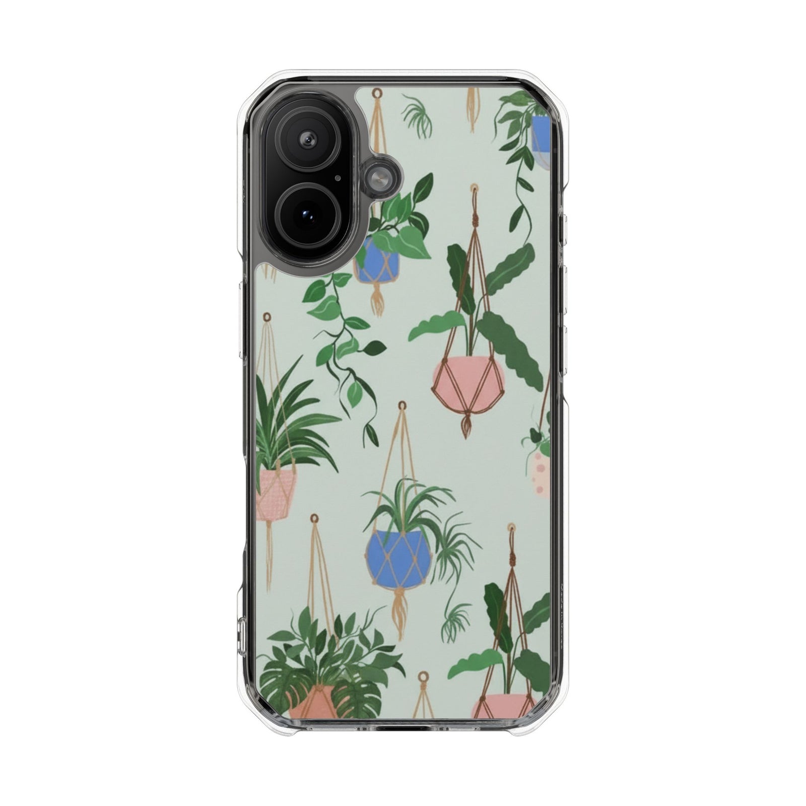 Cocoa Bloom | Clear MagSafe Case
