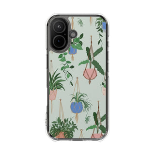 Cocoa Bloom | Clear MagSafe Case
