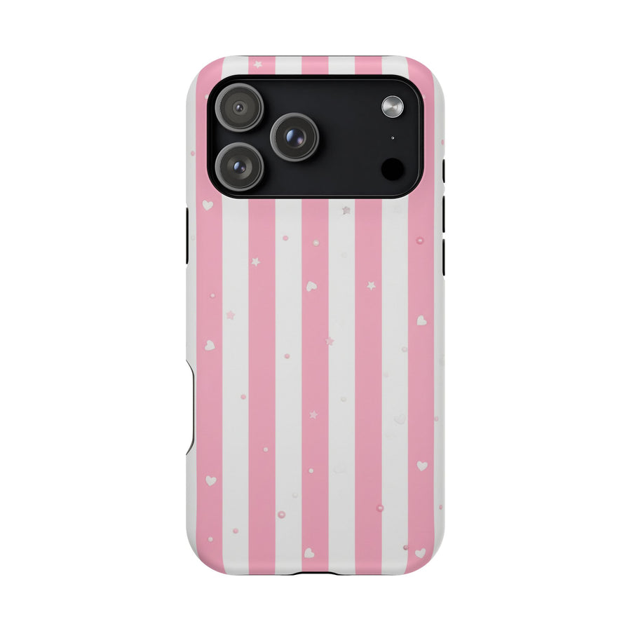 Pink Stripe | Tough MagSafe Case