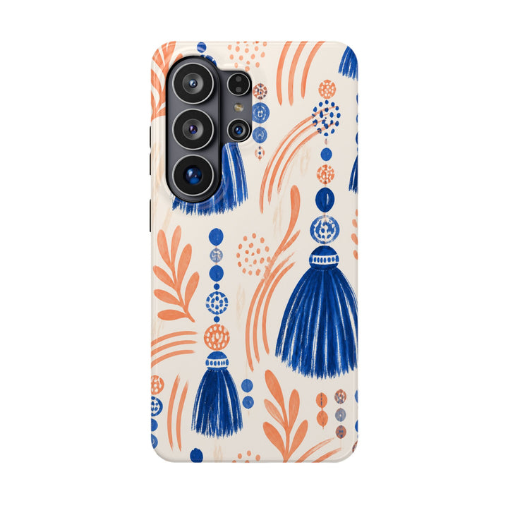 Cobalt Tassels | Tough MagSafe Case