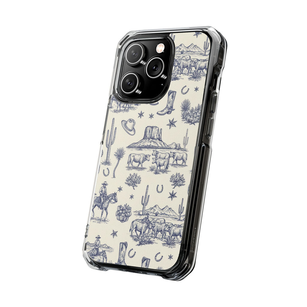 Whimsical Toile | Clear MagSafe Case