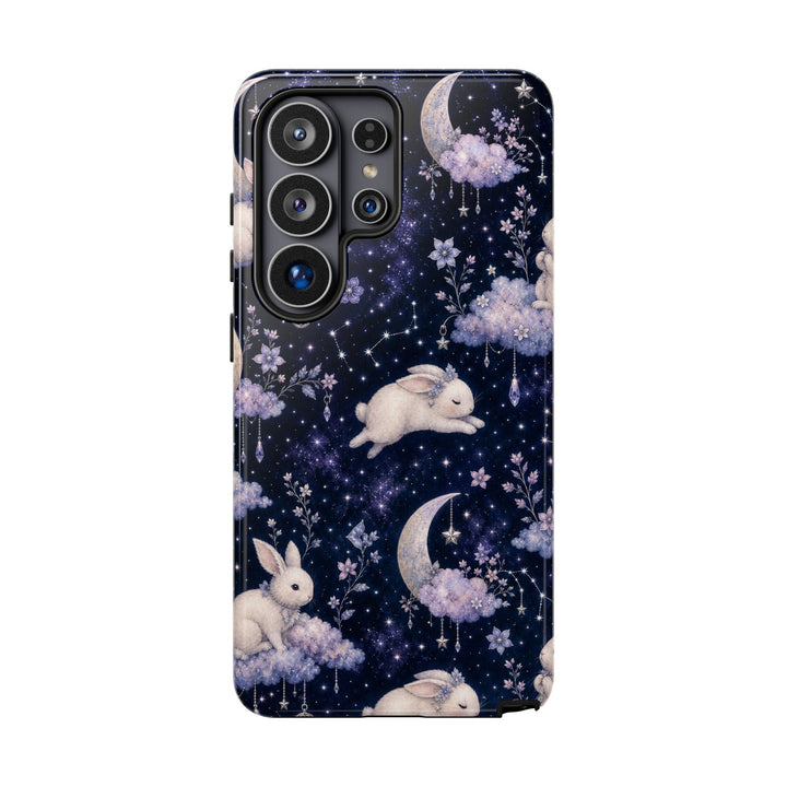 Moonlit Bunny phone case design