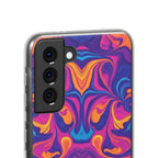 Neon Marble | Clear Case