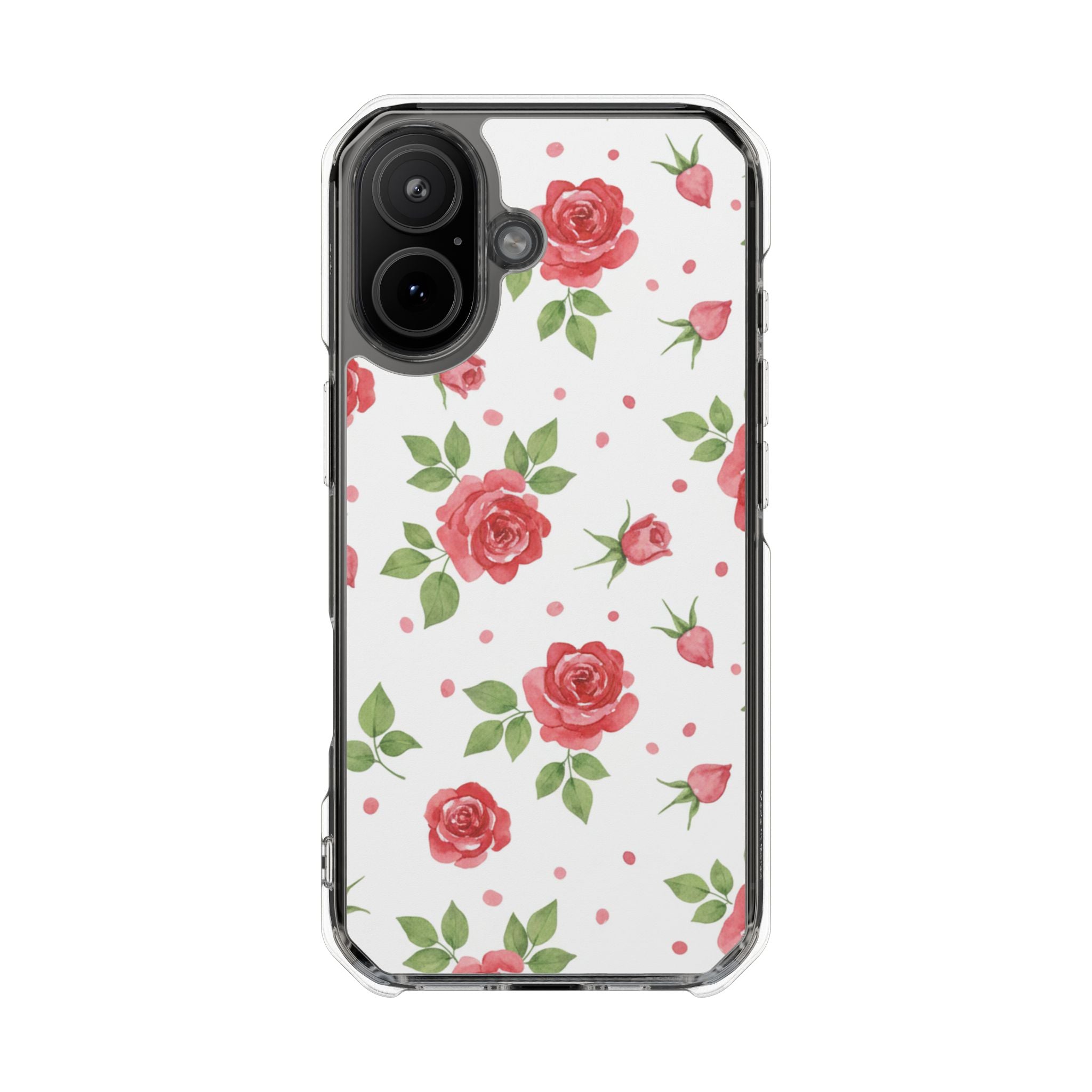 Retro Rose | Clear MagSafe Case