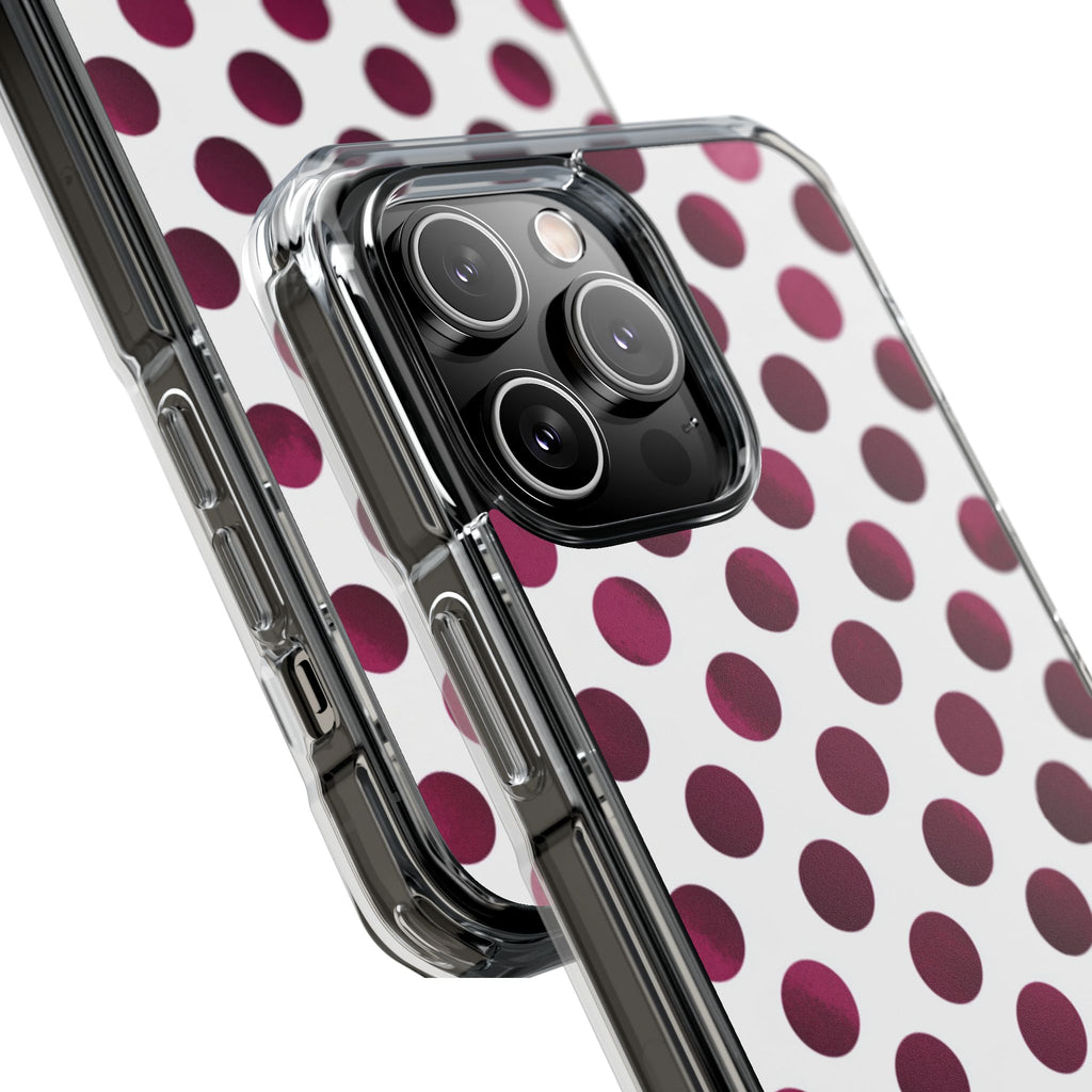Berry Dots | Clear MagSafe Case