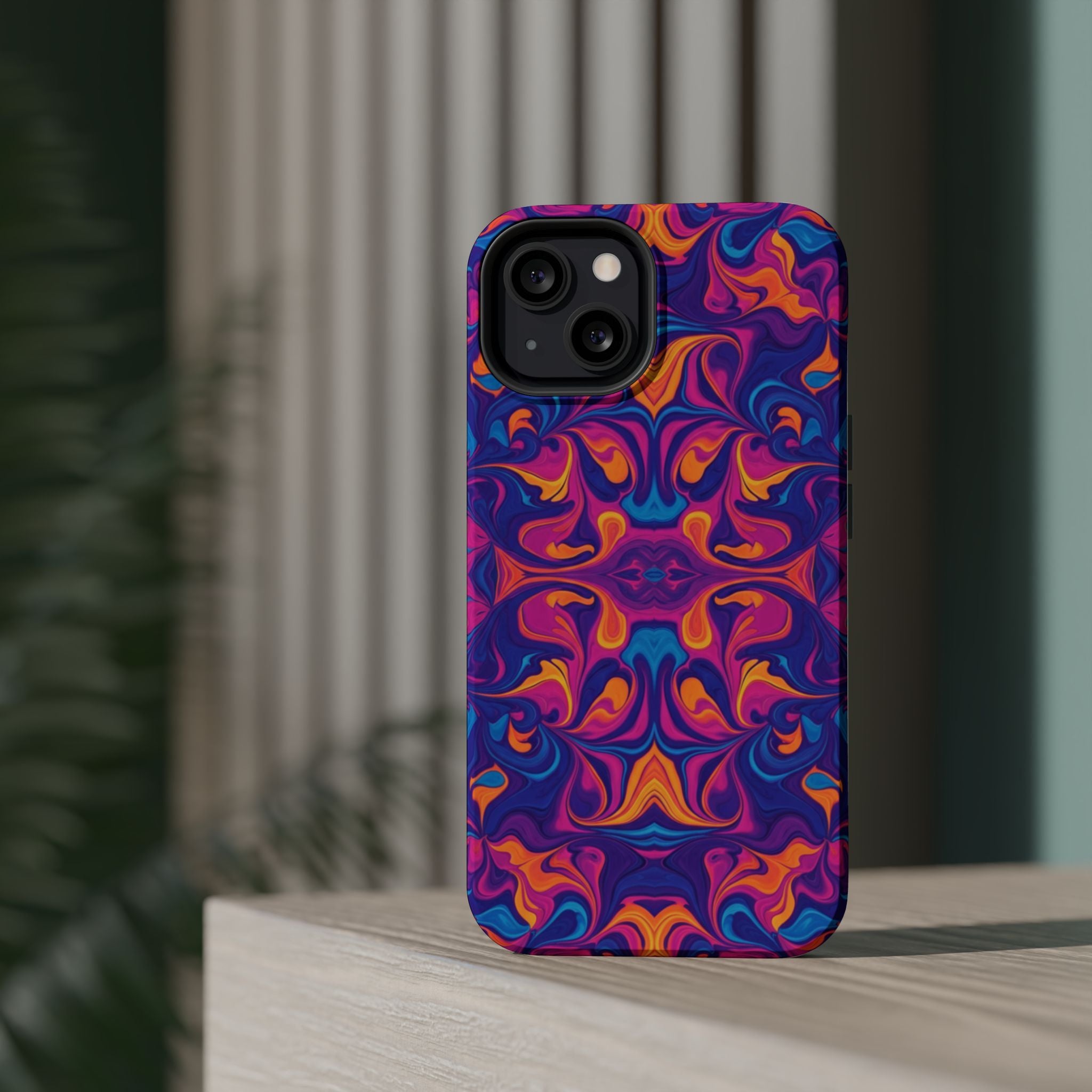 Neon Swirl | Tough MagSafe Case