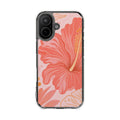 Coral Hibiscus | Clear MagSafe Case — product image 14