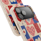 Patchwork Hearts | Biodegradable Case — product image 28