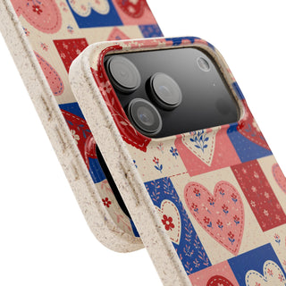Patchwork Hearts | Biodegradable Case — product image 28