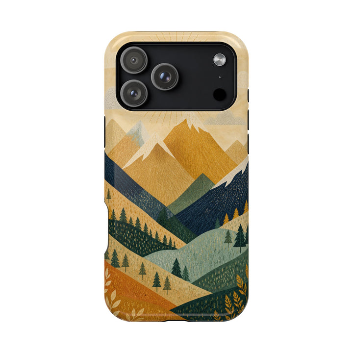 Golden Peaks | Tough MagSafe Case