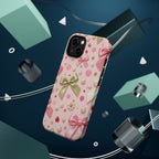 Dotty Pearl Bow | Tough MagSafe Case