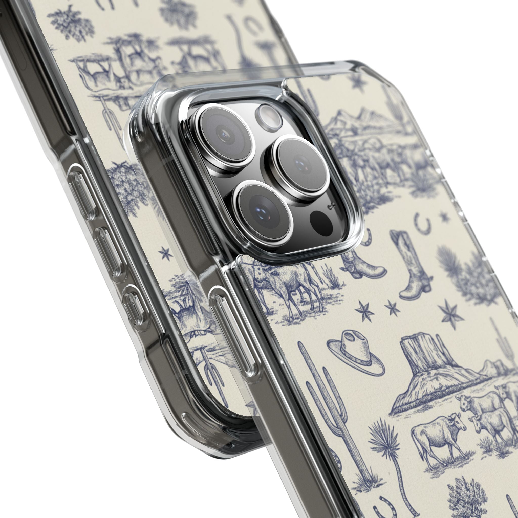 Whimsical Toile | Clear MagSafe Case